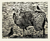 Crow, Sheep and Bird 