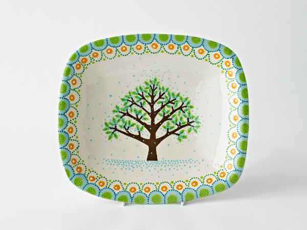 Summer Tree Serving Dish